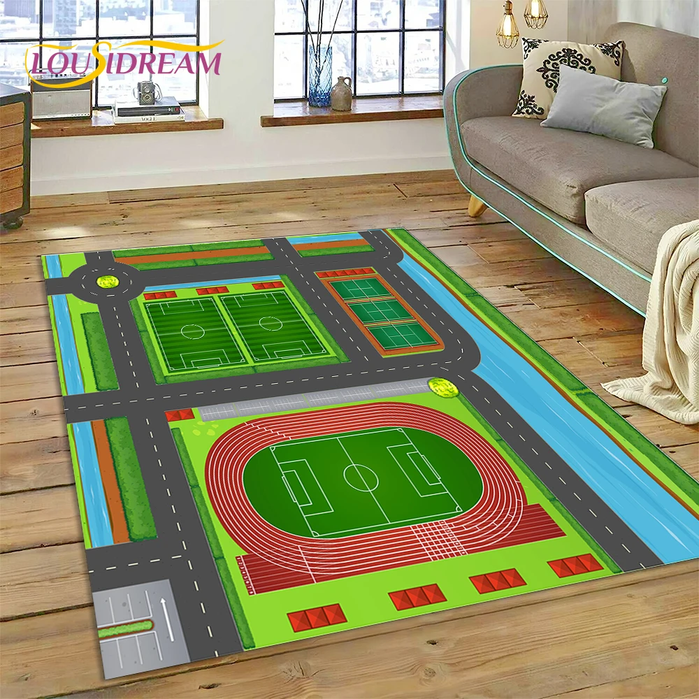 City Traffic Road Map Runway C - Commercial Road Printing ulasan dan harga