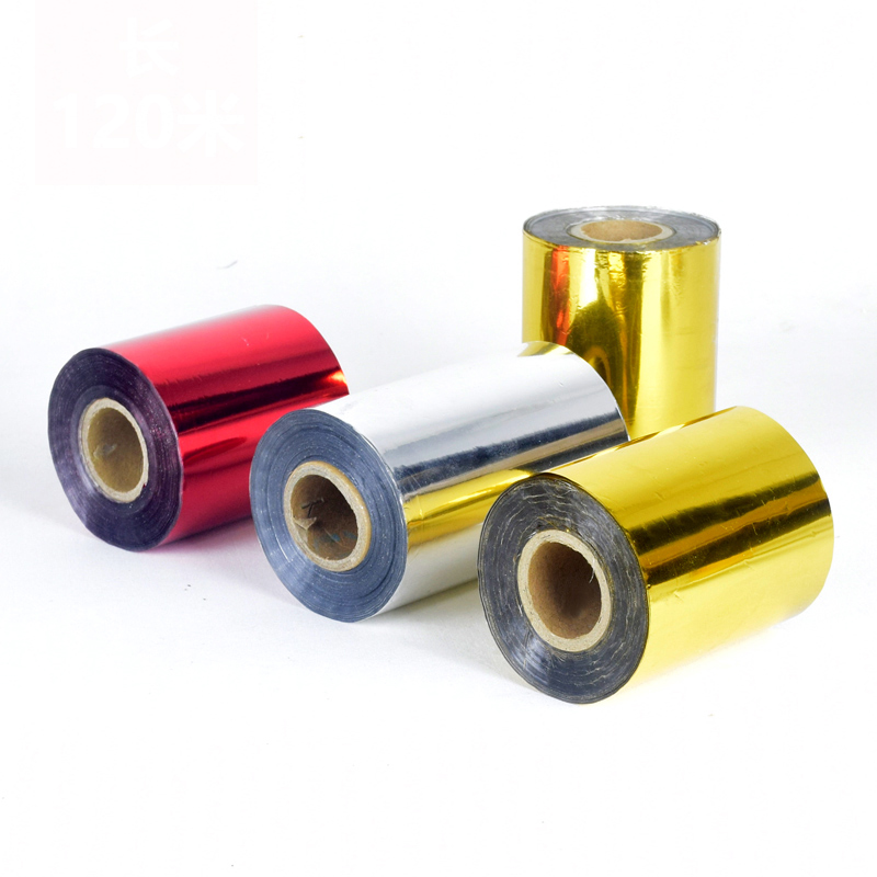 6CM 120meter/Rolls Gold Silver - Foil Transfer Machine ulasan dan harga