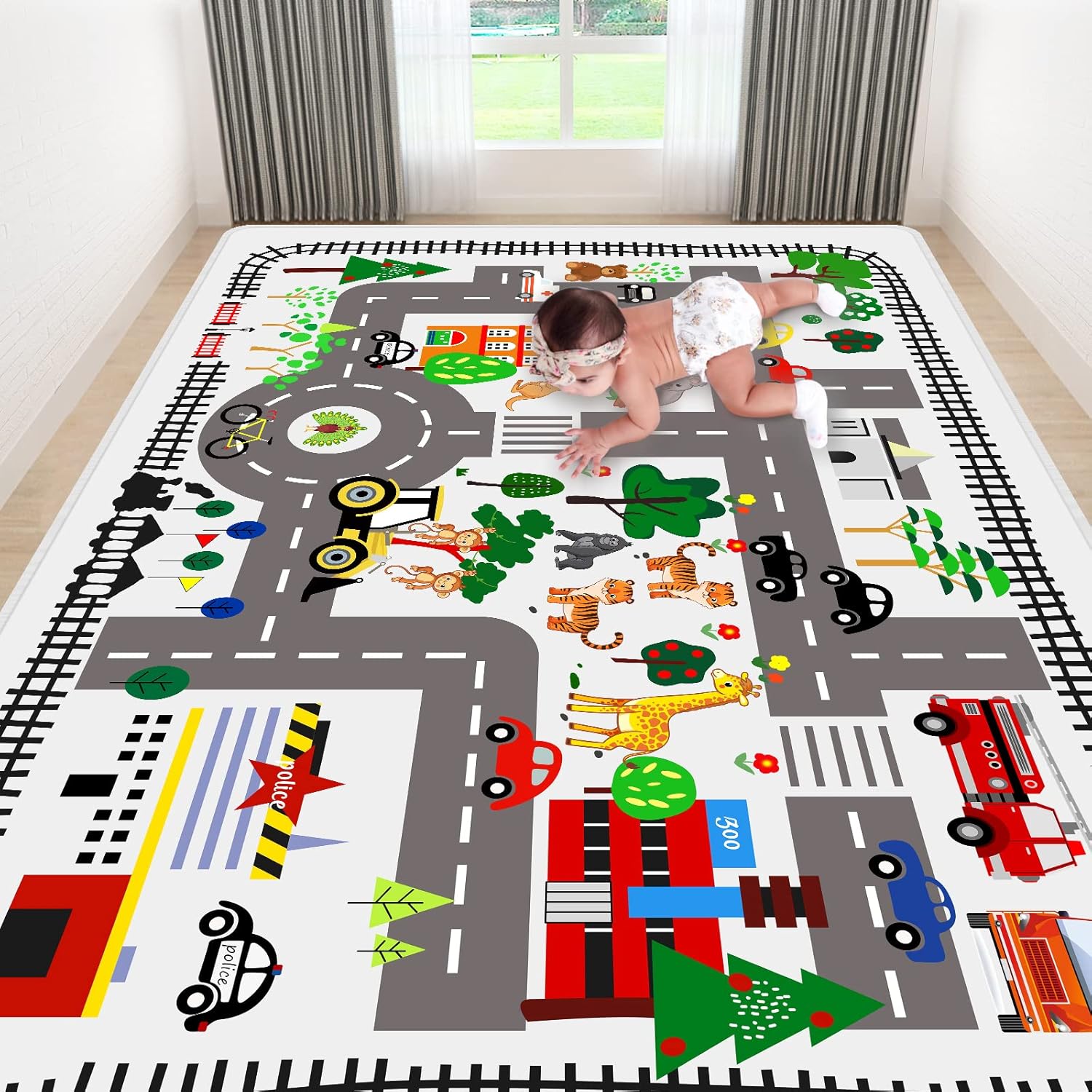 Kids Educational Road Map Numb - Commercial Road Printing ulasan dan harga