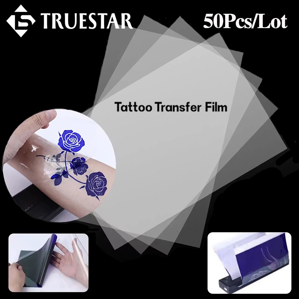 50PCS Transparent Tattoo Trans - Foil Transfer Machine ulasan dan harga