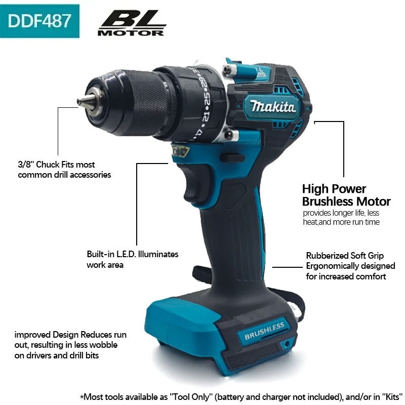 2026 Makita DDF487 18V Brushle - Makita Drill Ddf484 ulasan dan harga