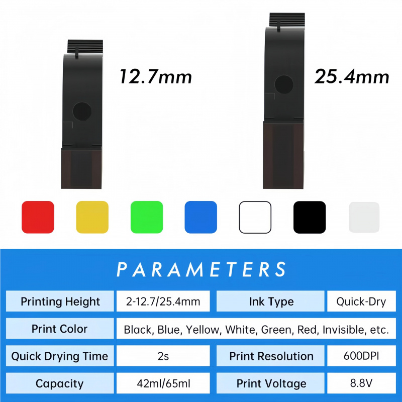 Factory 12.7MM 25.4MM Premium  - Solvent Printer Ink ulasan dan harga