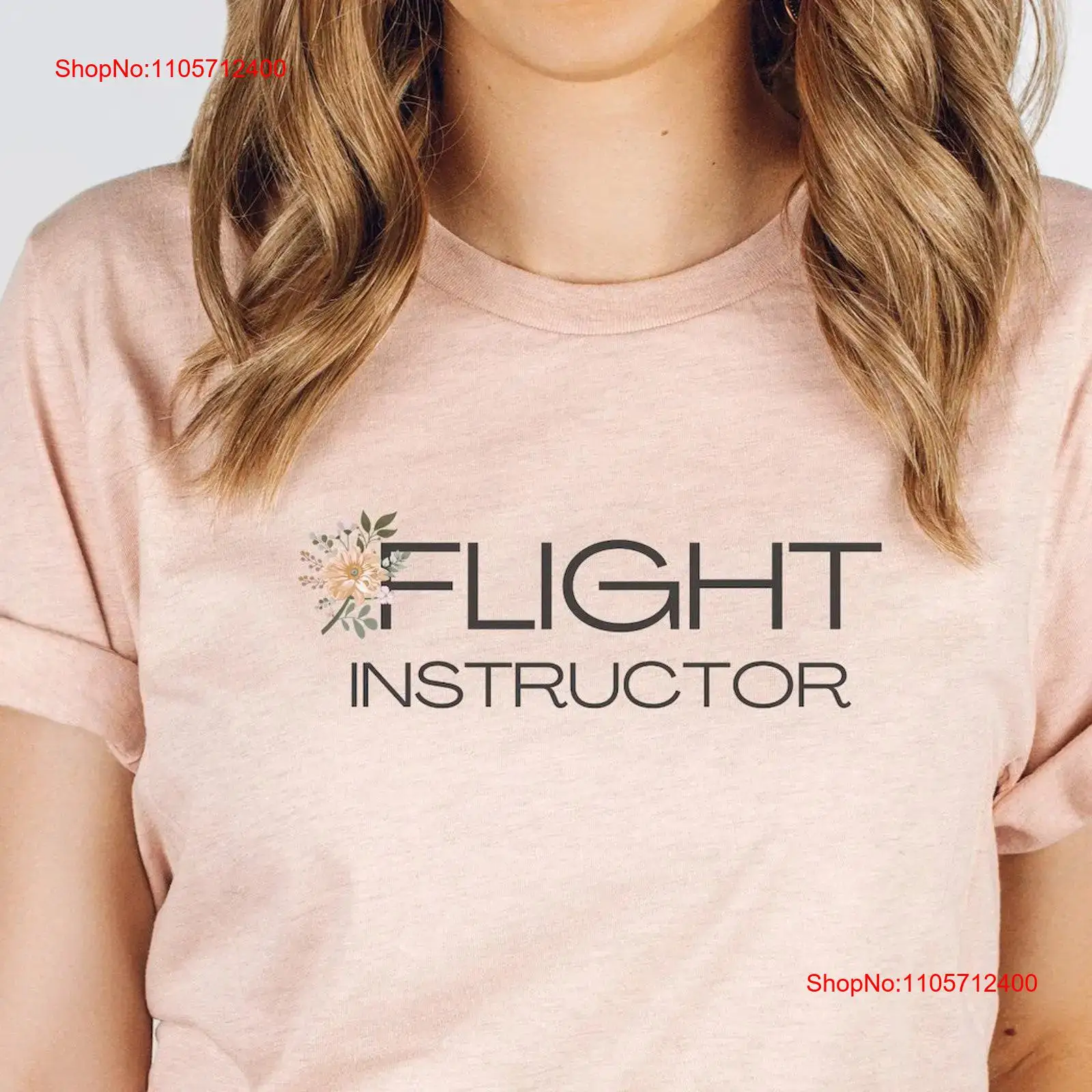 Floral Flight Instructor T Shi - Commercial Printing And Graphics ulasan dan harga