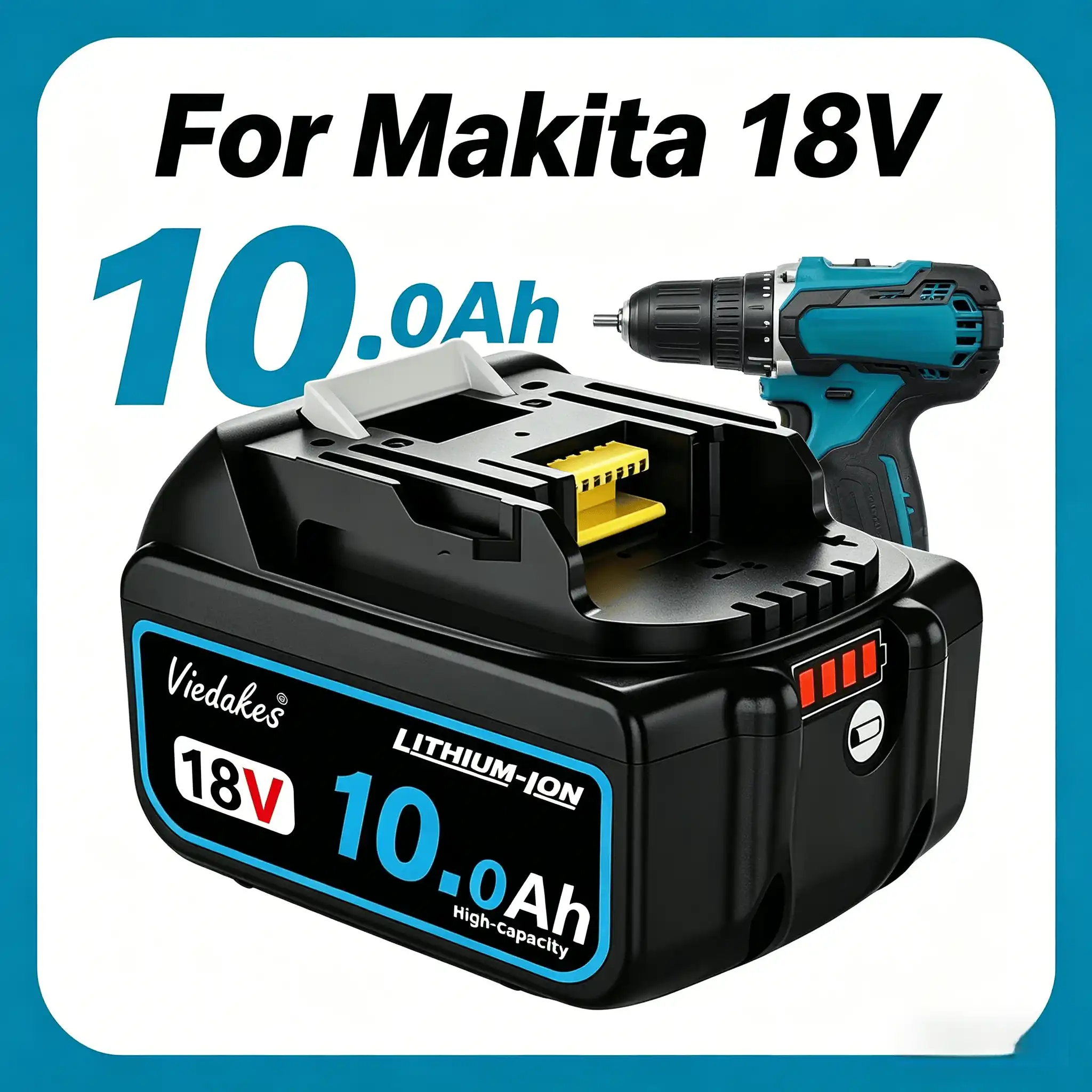 For Makita 18V Battery 12.0Ah  - Makita Drill Ddf484 ulasan dan harga