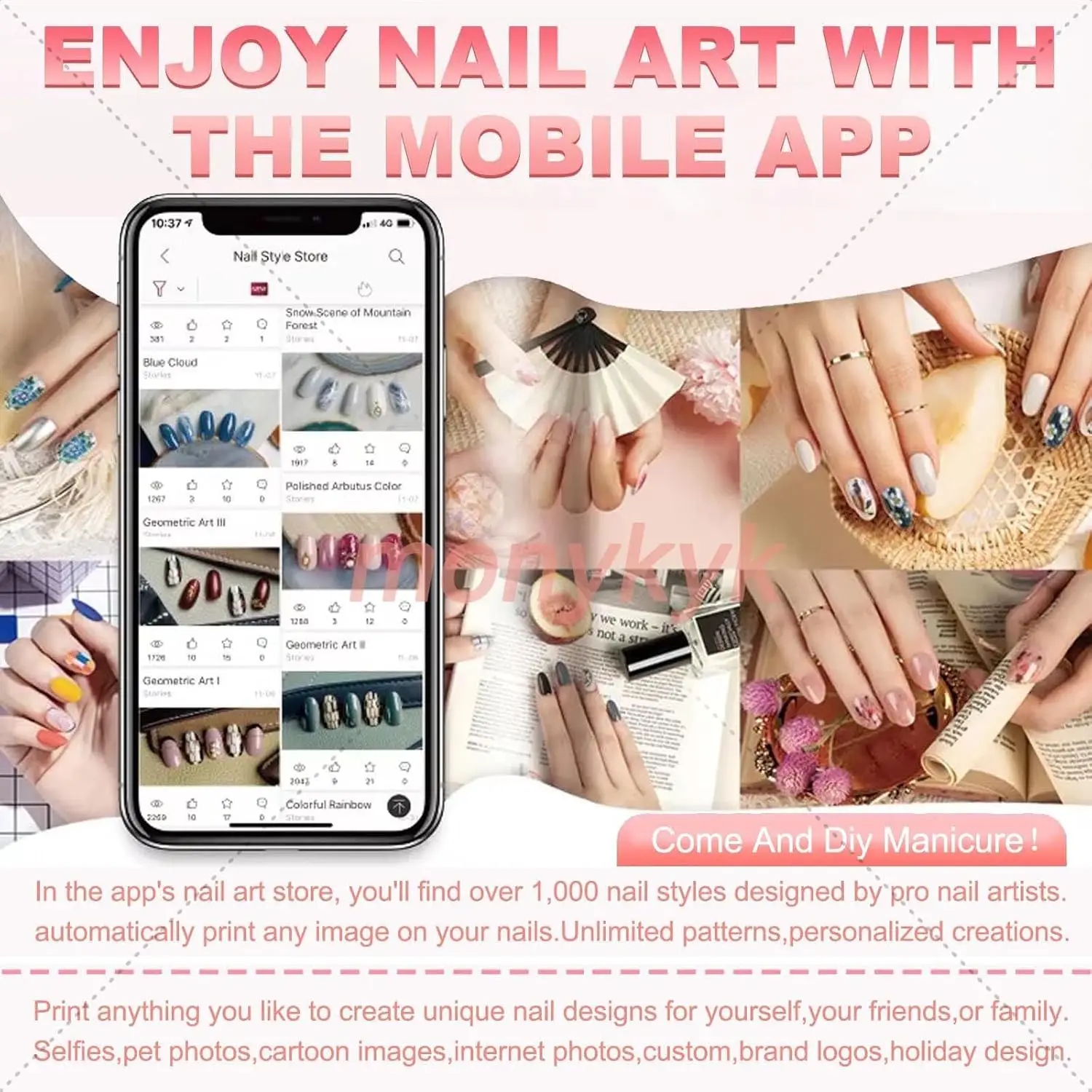 O2nails Nail Printer Machine K - Commercial Digital Printing Machine ulasan dan harga
