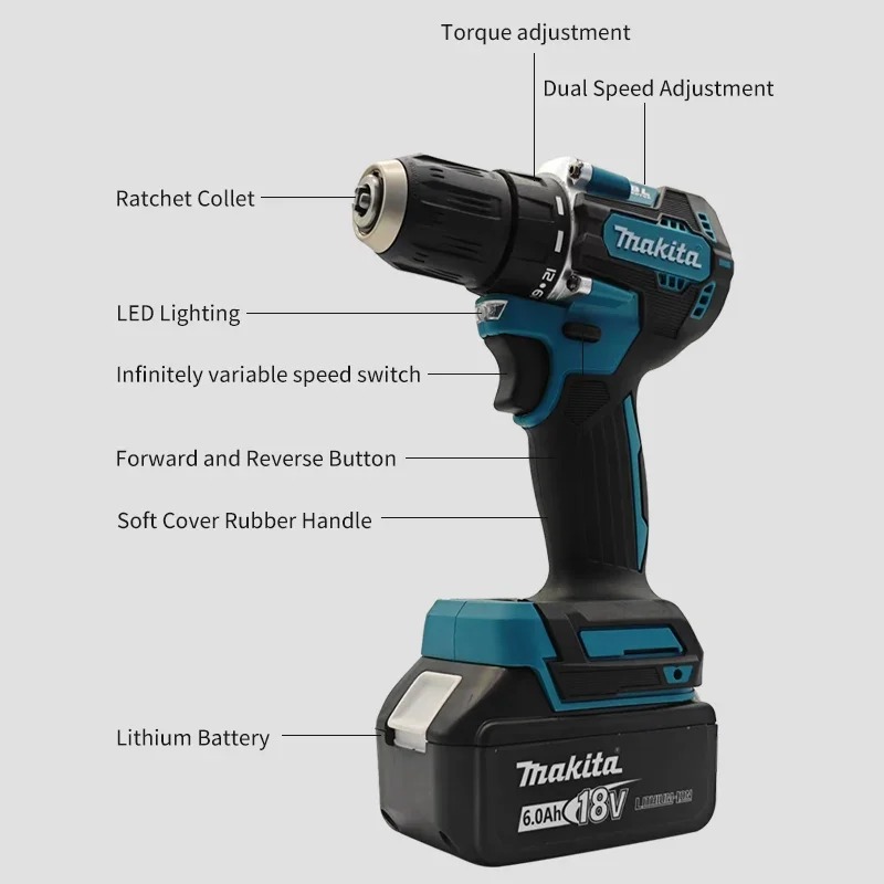 Makita 100% Genuine DDF487 Cor - Makita Drill Ddf484 ulasan dan harga