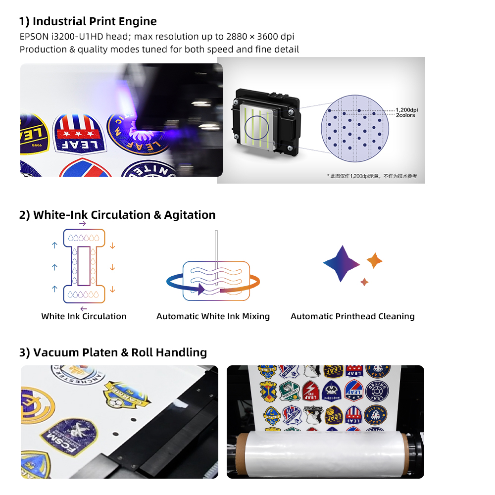 LEAF UV DTF Label Printer I320 - Dtf Printer Machine ulasan dan harga