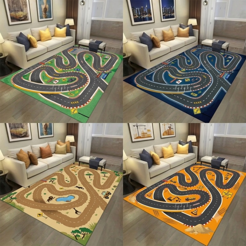 Newest Kids Race Track Road Ga - Commercial Road Printing ulasan dan harga