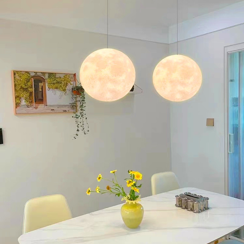3D Printing Moon Chandelier Si - Commercial Road Printing ulasan dan harga