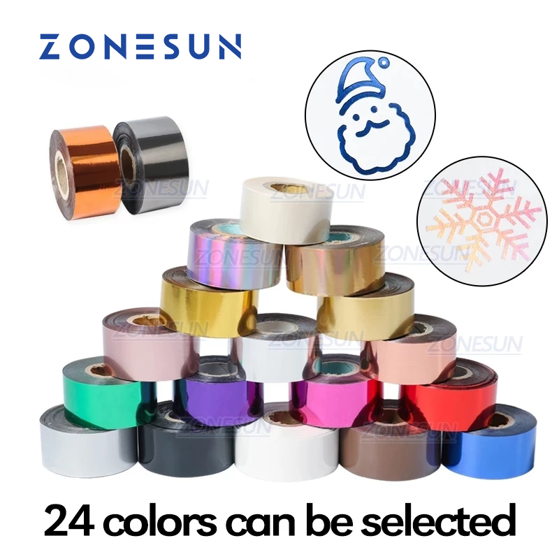 ZONESUN 3/4/5cm Gold Silver Bl - Foil Transfer Machine ulasan dan harga