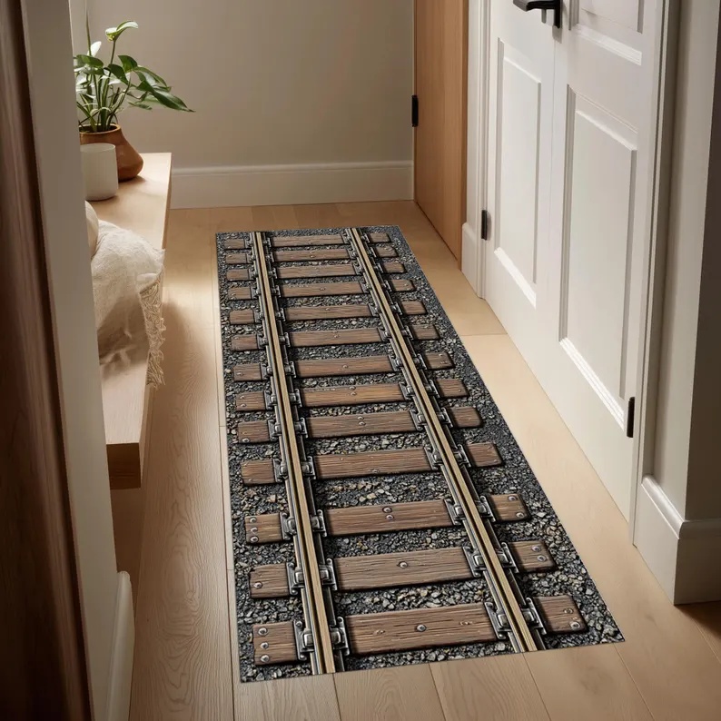 Racing Track Runner Rug City R - Commercial Road Printing ulasan dan harga