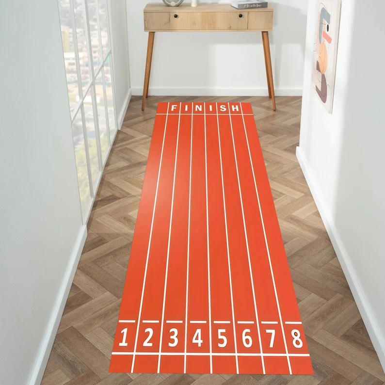 Racing Track Runner Rug City R - Commercial Road Printing ulasan dan harga