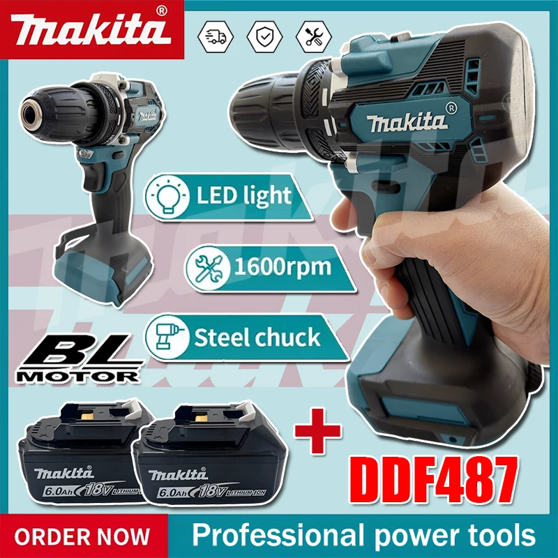 Makita DDF487 Brushless screwd - Makita Drill Ddf484 ulasan dan harga