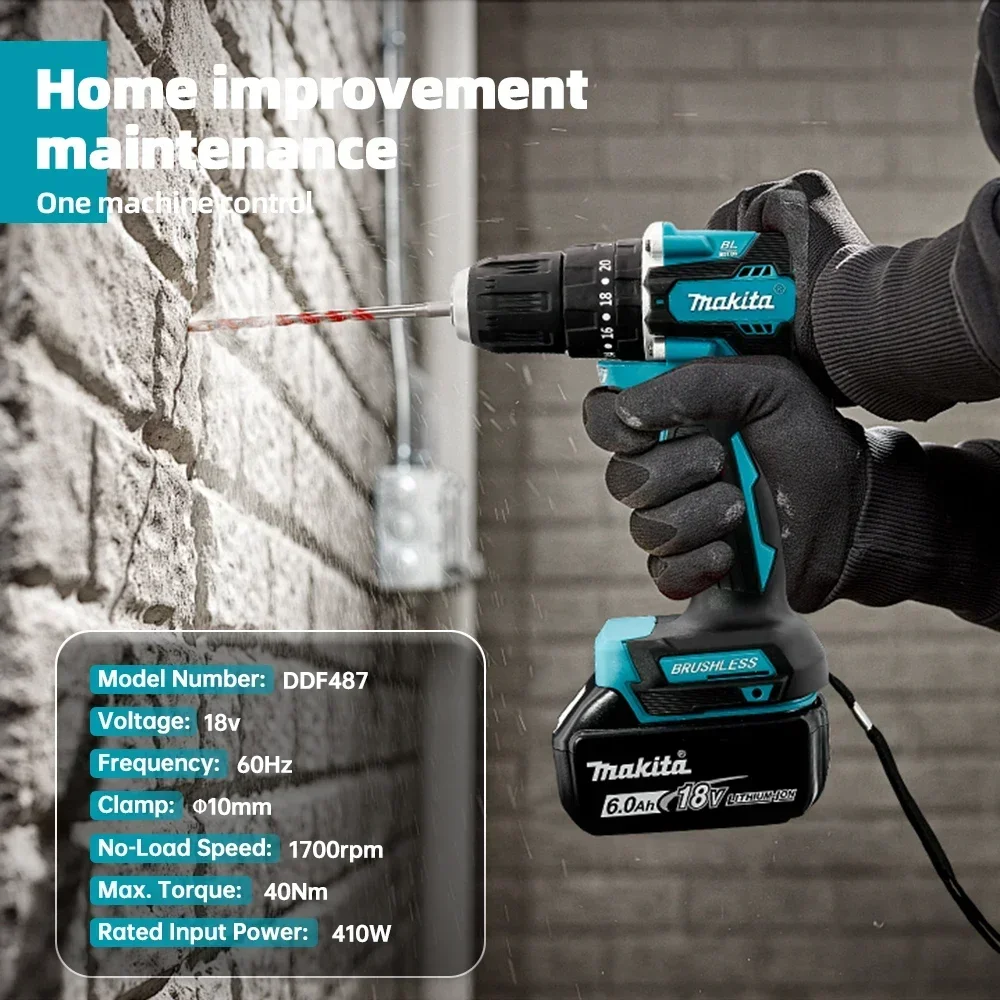 Makita DDF487 Brushless screwd - Makita Drill Ddf484 ulasan dan harga